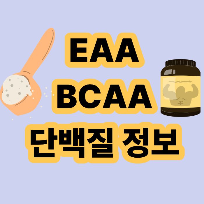 EAA 및 BCAA 차이 운동할 때 무엇을 선택해야 할까