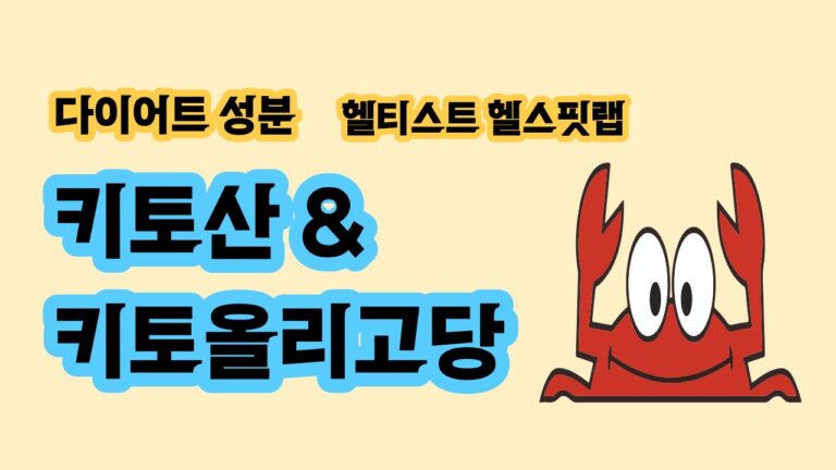 키토산 키토올리고당 차이는 체지방 감소 기능성 비교